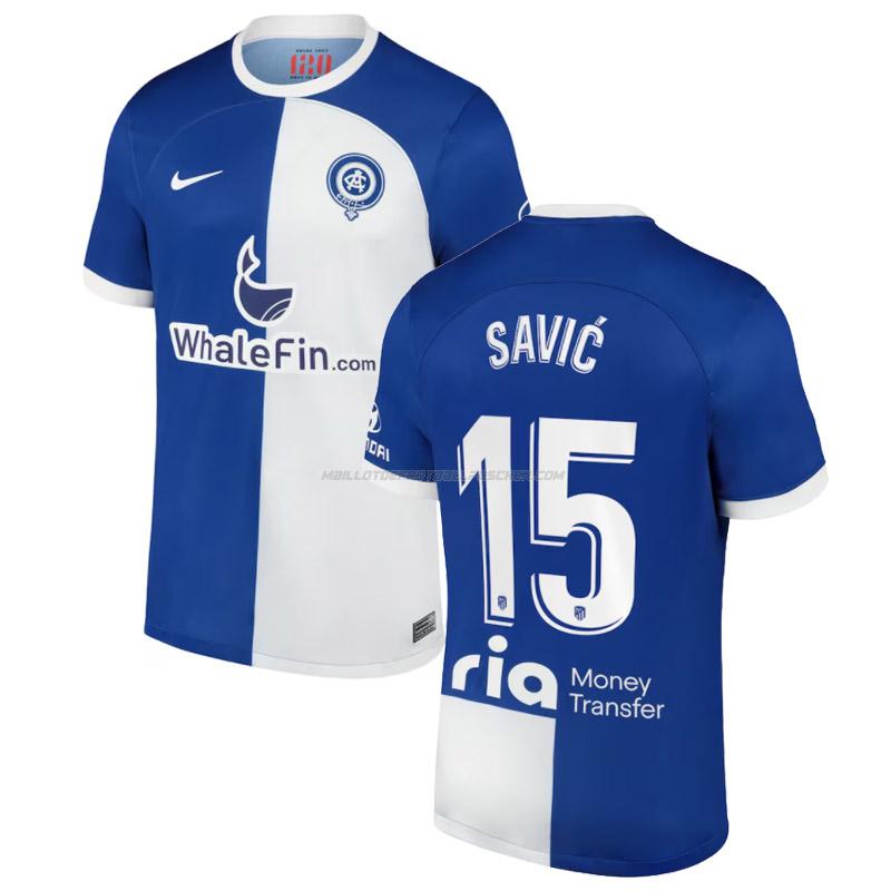 maillot savić 120 anniversaire atletico madrid 2ème 2023