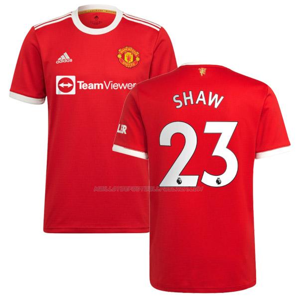 maillot shaw manchester united 1ème 2021-22
