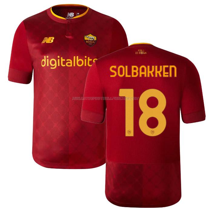 maillot solbakken roma 1ème 2022-23
