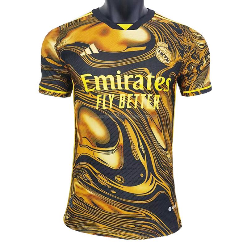maillot spéciale Édition player real madrid or 2023-24