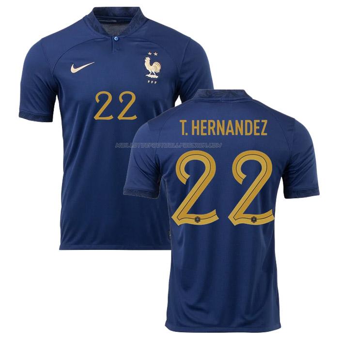 maillot t. hernandez coupe du monde france 1ème 2022