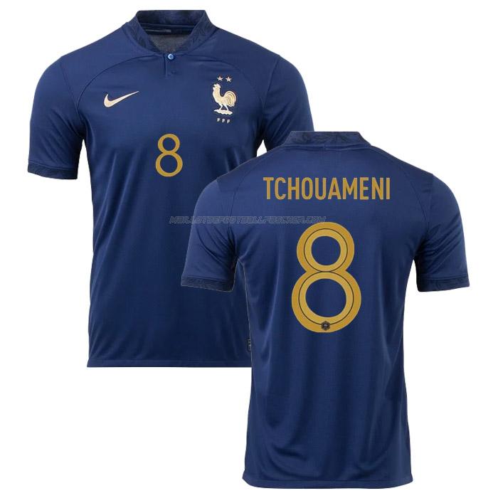 maillot tchouameni coupe du monde france 1ème 2022