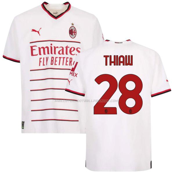 maillot thiaw ac milan 2ème 2022-23