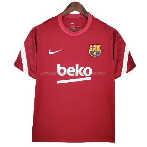 maillot training barcelona rouge 2021-22