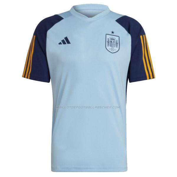 maillot training coupe du monde espagne bleu clair 2022