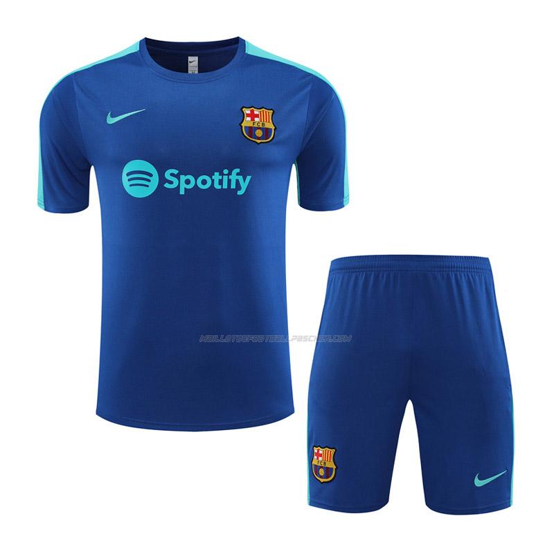 maillot training et pantalons barcelona bleu 2023-24