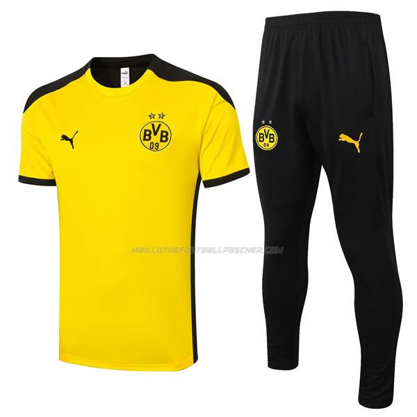 maillot training et pantalons borussia dortmund jaune 2020-21