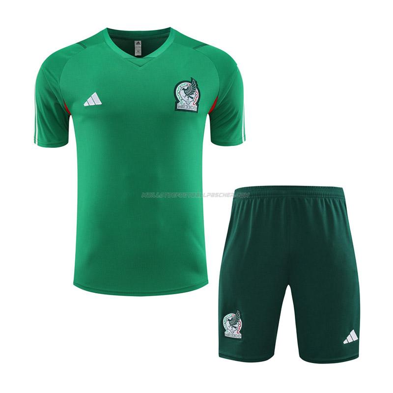 maillot training et pantalons mexique vert 2023-24