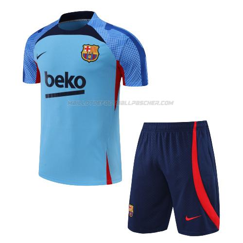maillot training kit barcelona bleu 2022-23