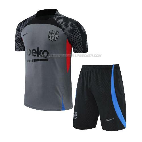 maillot training kit barcelona gris 2022-23