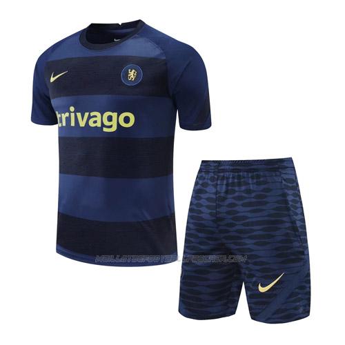 maillot training kit chelsea bleu 2022-23