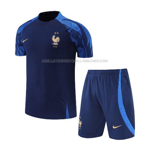 maillot training kit france fg1 bleu 2022