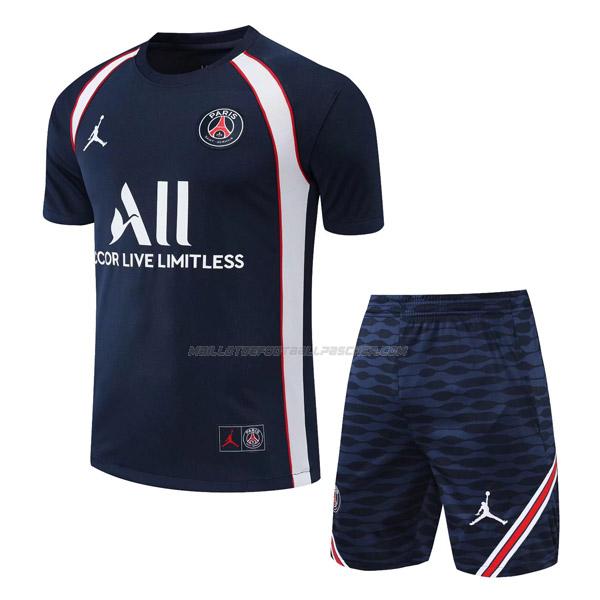 maillot training kit paris saint-germain bleu sr1 2022-23