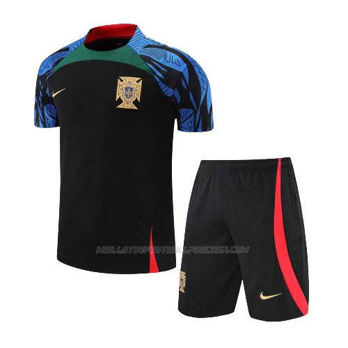 maillot training kit portugal noir 2022