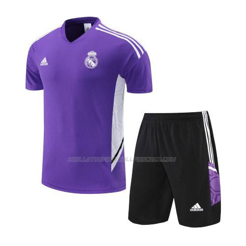 maillot training kit real madrid violet 2022-23