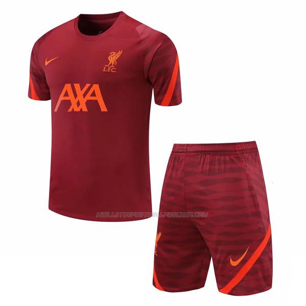 maillot training liverpool rouge 2021-22