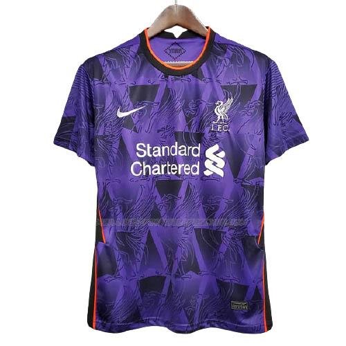 maillot training liverpool violette 2021