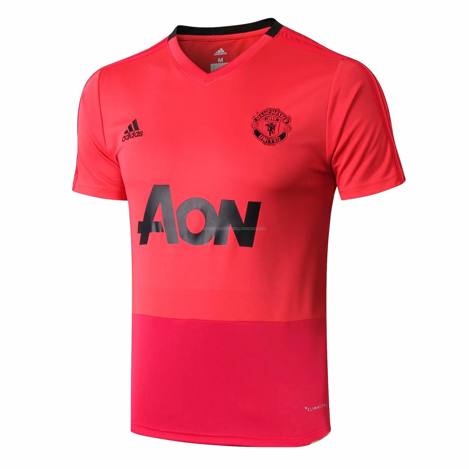 maillot training manchester united rouge 2019-2020
