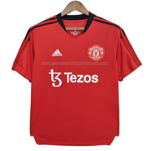 maillot training manchester united rouge 2022