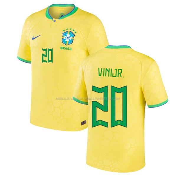 maillot vinicius jr coupe du monde brésil 1ème 2022