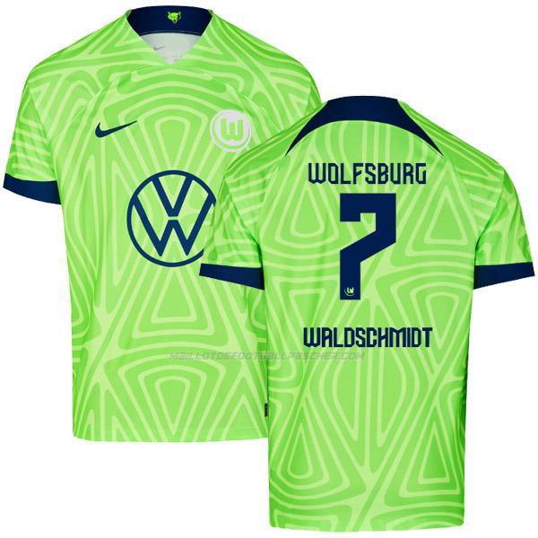 maillot waldschmidt wolfsburg 1ème 2022-23