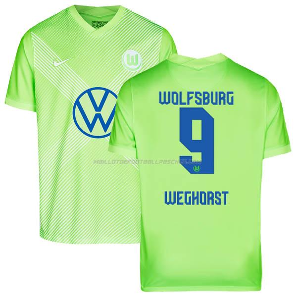 maillot weghorst wolfsburg 1ème 2020-21