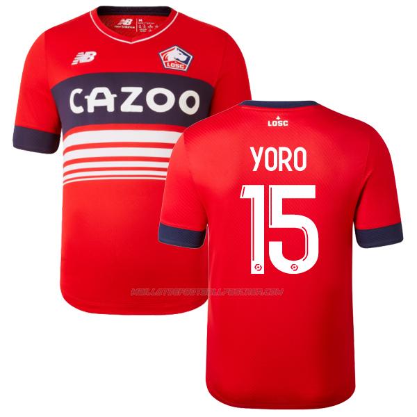 maillot yoro lille 1ème 2022-23