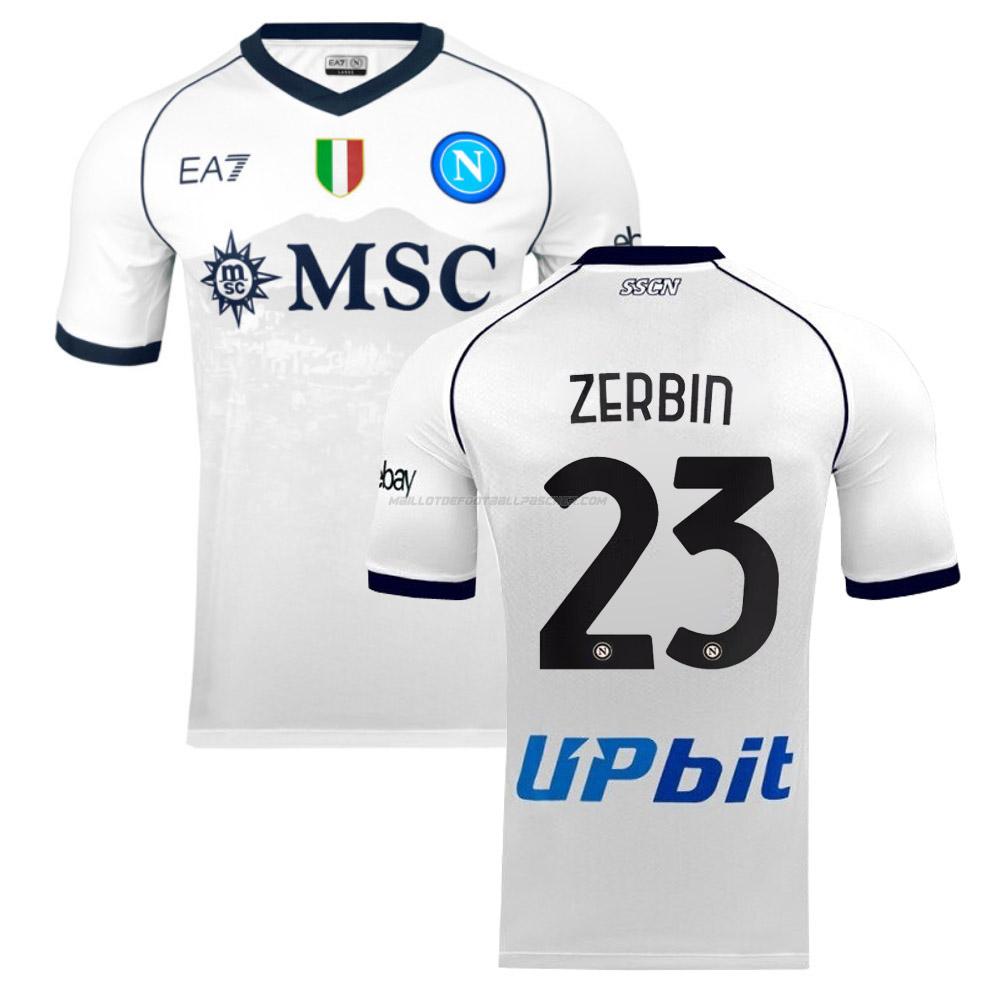 maillot zerbin napoli 2ème 2023-24