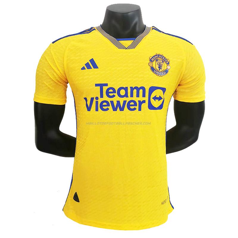 maillot Édition player manchester united jaune 2023-24