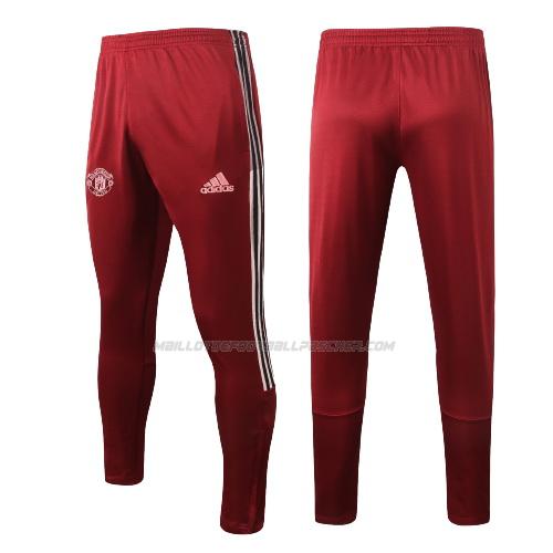 pantalon entraînement manchester united rouge 2021-22