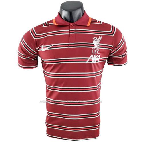 polo liverpool bande rouge 2022