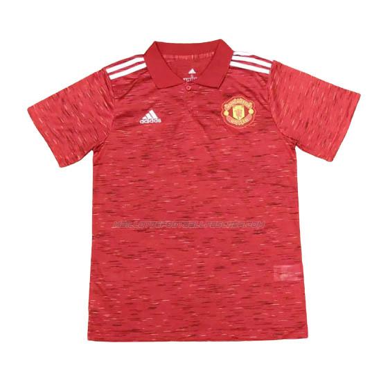 polo manchester united rouge 2020-21