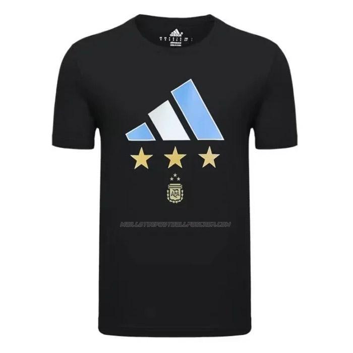 t-shirt 3 star argentina noir 2022