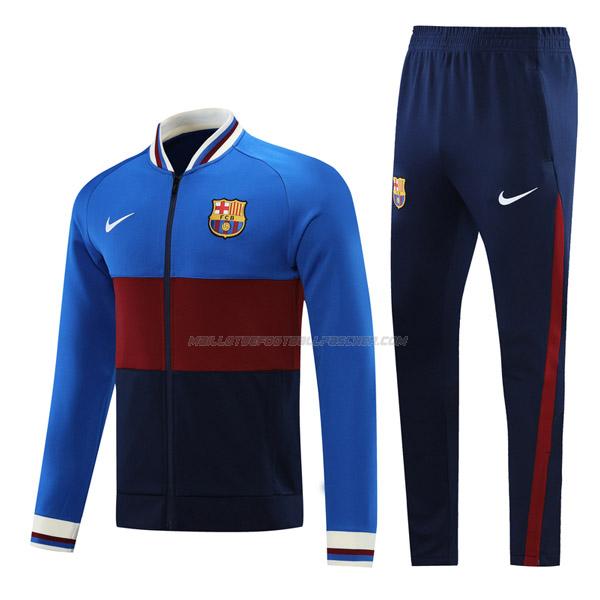 veste 08g33 barcelona bleu rouge 2021-22