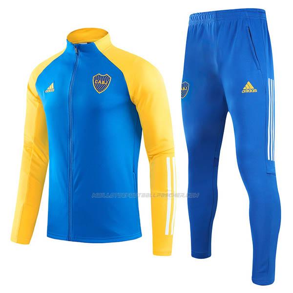 veste boca juniors bleu-jaune 2020-21