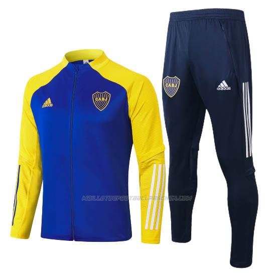 veste boca juniors bleu jaune 2020-21
