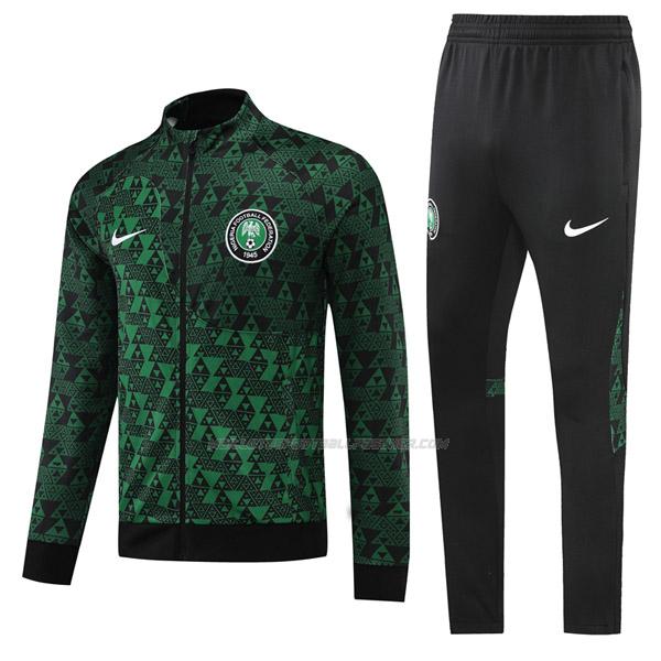 veste nigéria vert noir 2022-23